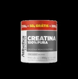 ATHLETICA NUTRITION CREATINE CREATINA 100% PURA 300G (250G + 50G GRATS)