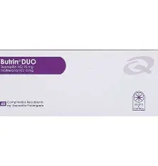 BUTRIN DUO BUPROPIÓN HCI 90MG 60 COMP.