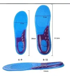 PLANTILLA DE SILICONA GEL 36-41