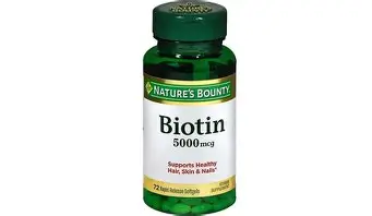 BIOTIN 5000MCG 72 SOFTGELS